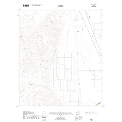 2019 Map of Lobo, 2019 Print