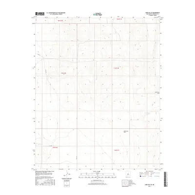 2017 Map of Lobo Hill SE, 2017 Print