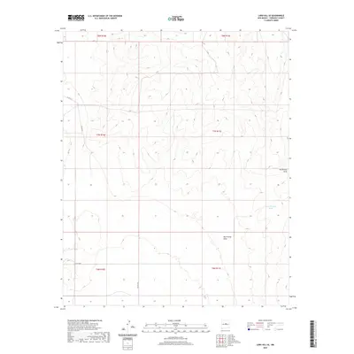 2020 Map of Lobo Hill SE, 2020 Print