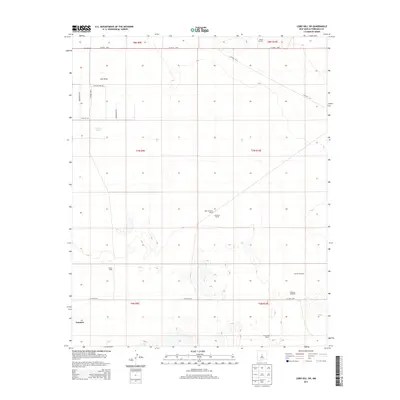 2013 Map of Lobo Hill SW, 2013 Print