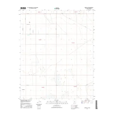 2017 Map of Lobo Hill SW, 2017 Print
