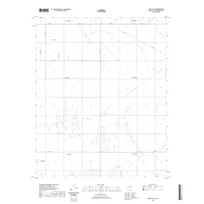 2020 Map of Lobo Hill SW, 2020 Print