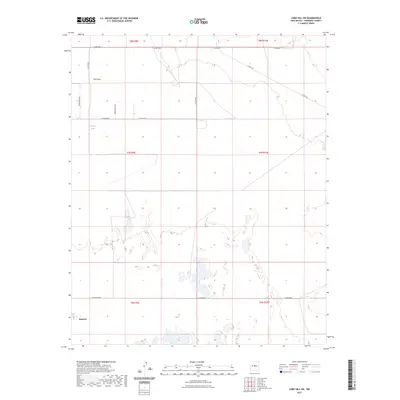 2023 Map of Lobo Hill SW, 2023 Print