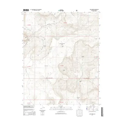 2013 Map of Lobo Springs, 2013 Print