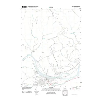 2010 Map of Lock Haven, 2010 Print