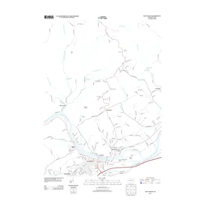 2013 Map of Lock Haven, 2013 Print