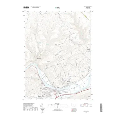 2019 Map of Lock Haven, 2019 Print