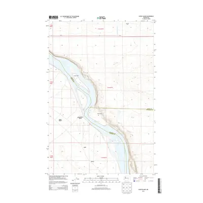 2014 Map of Locke Island, 2014 Print
