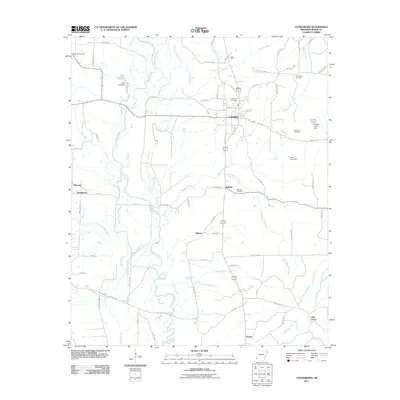 2011 Map of Lockesburg, 2011 Print