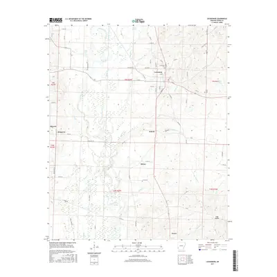 2017 Map of Lockesburg, 2017 Print