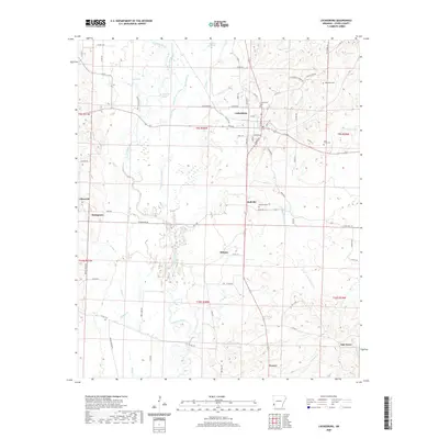 2020 Map of Lockesburg, 2020 Print