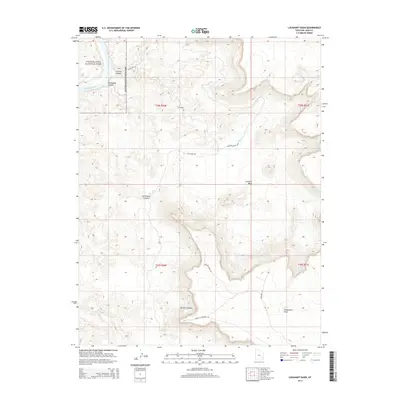 2014 Map of Lockhart Basin, 2014 Print