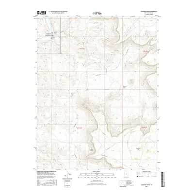 2017 Map of Lockhart Basin, 2017 Print