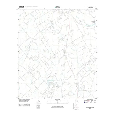 2010 Map of Lockhart South, 2010 Print