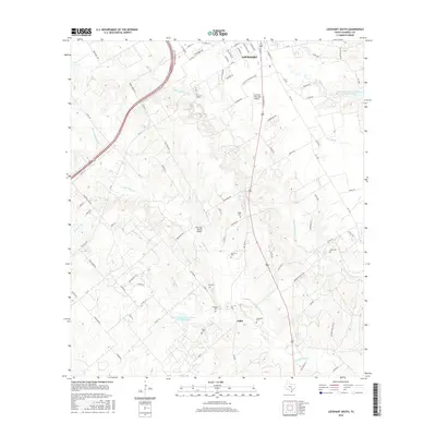 2016 Map of Lockhart South, 2016 Print