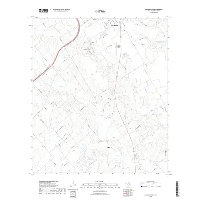 2019 Map of Lockhart South, 2019 Print