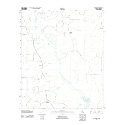 2012 Map of Lockhart, 2012 Print