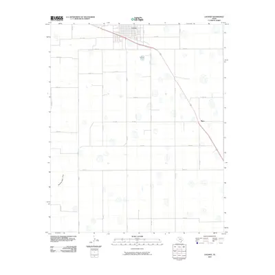 2010 Map of Lockney, 2010 Print