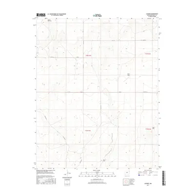 2017 Map of Lockney, 2017 Print