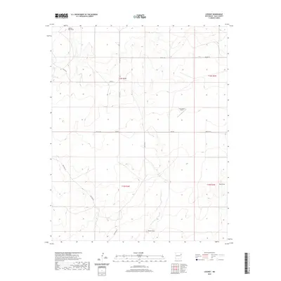 2020 Map of Lockney, 2020 Print