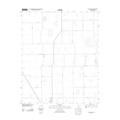 2012 Map of Lockney SE, 2012 Print