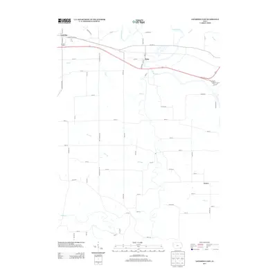 2013 Map of Lockridge East, 2013 Print