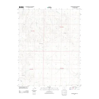 2013 Map of Lockwood Arroyo, 2013 Print