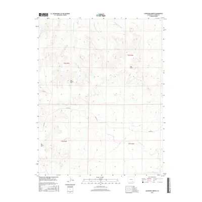 2016 Map of Lockwood Arroyo, 2016 Print