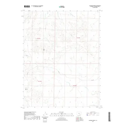 2019 Map of Lockwood Arroyo, 2019 Print
