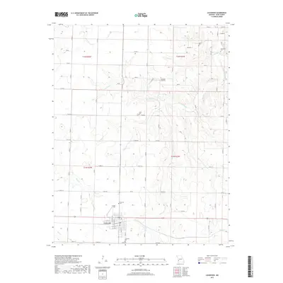 2017 Map of Lockwood, 2017 Print