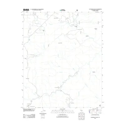 2012 Map of Lockwood Valley, 2012 Print
