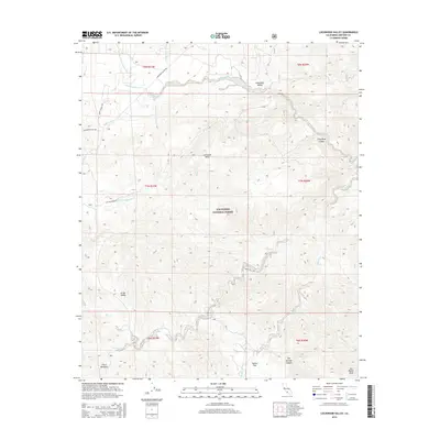 2015 Map of Lockwood Valley, 2015 Print
