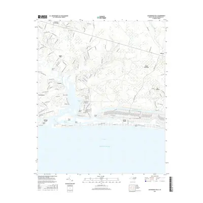 2016 Map of Lockwoods Folly, 2016 Print