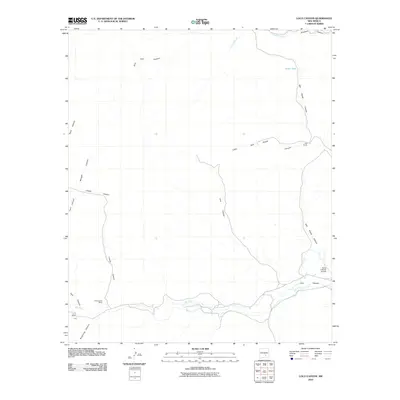 2010 Map of Loco Canyon, 2010 Print