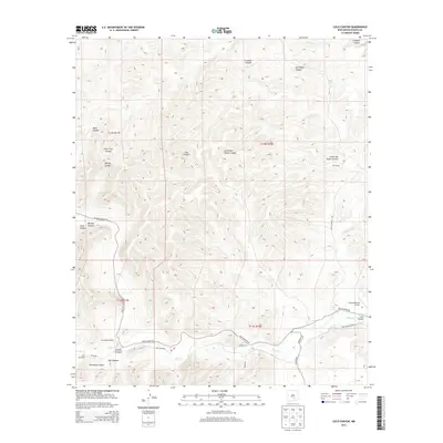 2013 Map of Loco Canyon, 2013 Print