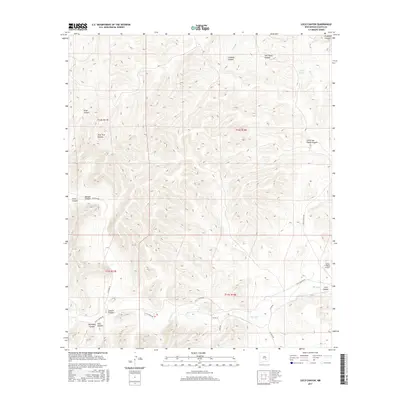 2017 Map of Loco Canyon, 2017 Print