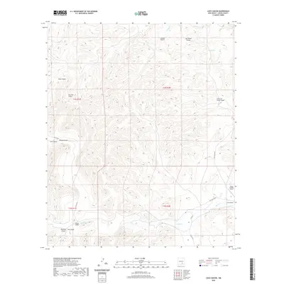 2020 Map of Loco Canyon, 2020 Print