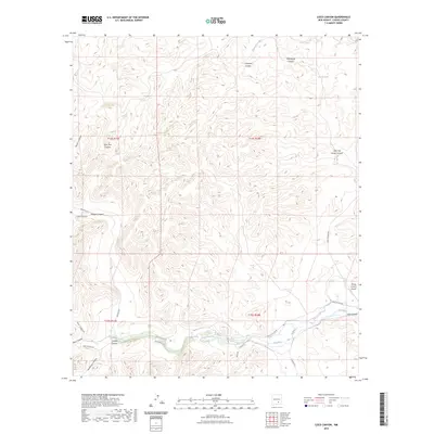 2023 Map of Loco Canyon, 2023 Print