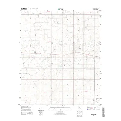 2013 Map of Loco Hills, 2013 Print