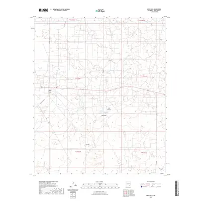 2023 Map of Loco Hills, 2023 Print