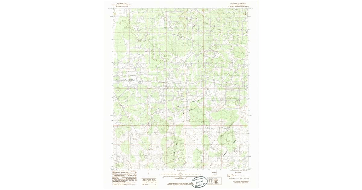 1985 Map of Loco Hills, NM — High-Res | Pastmaps