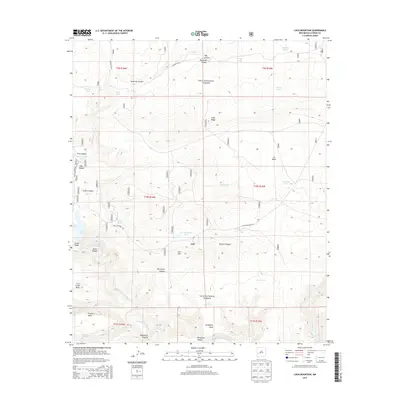 2013 Map of Loco Mountain, 2013 Print