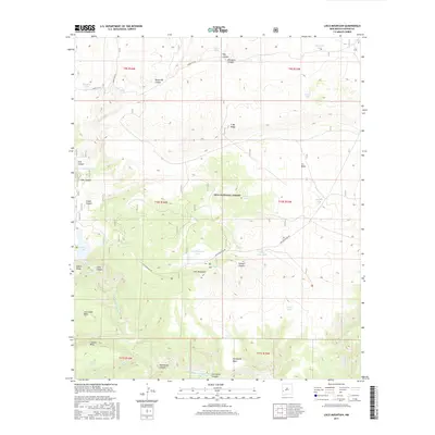 2017 Map of Loco Mountain, 2017 Print