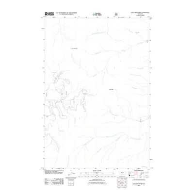 2011 Map of Loco Mountain, 2011 Print