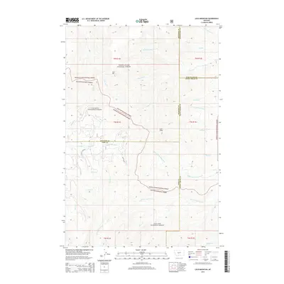 2014 Map of Loco Mountain, 2014 Print