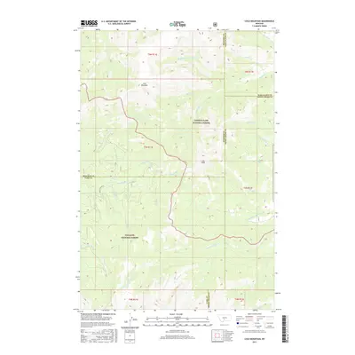 2017 Map of Loco Mountain, 2017 Print