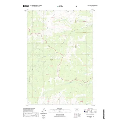 2020 Map of Loco Mountain, 2020 Print