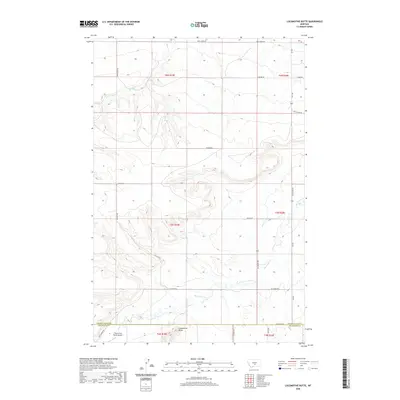 2020 Map of Locomotive Butte, 2020 Print