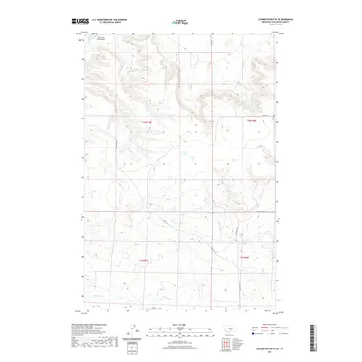 2020 Map of Locomotive Butte SE, 2020 Print