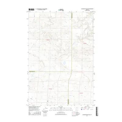 2017 Map of Locomotive Butte SW, 2017 Print